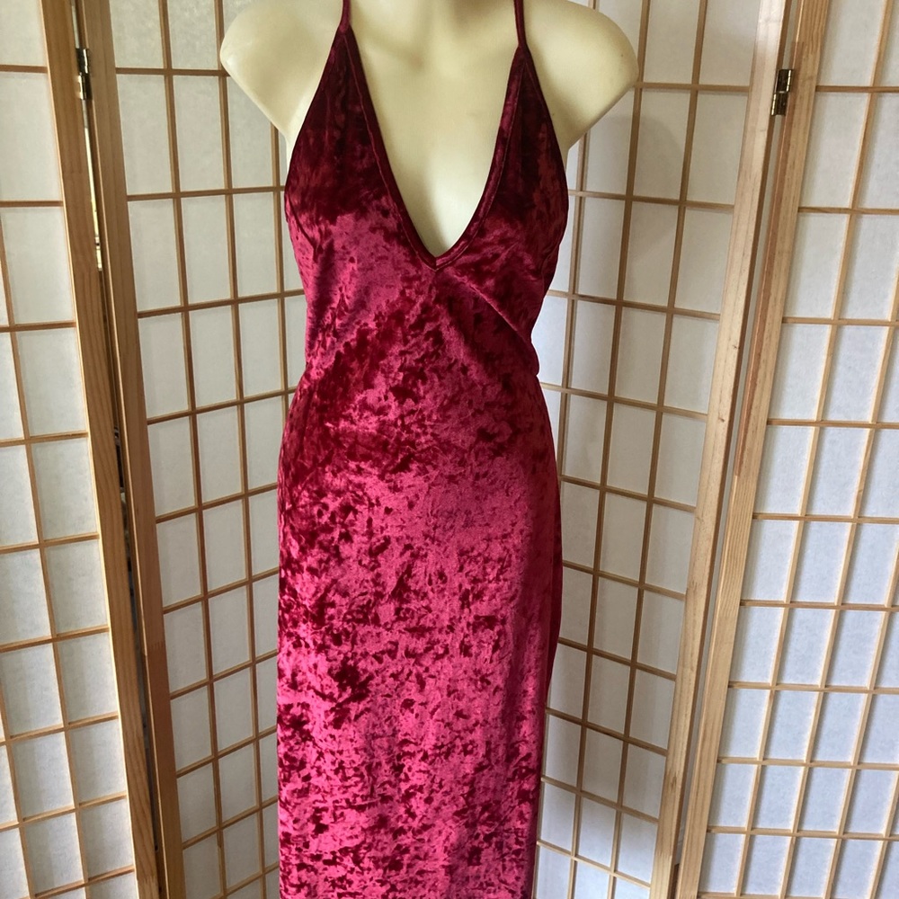 9. Womens Velvet Dress